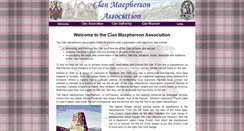 Desktop Screenshot of clan-macpherson.org
