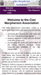 Mobile Screenshot of clan-macpherson.org
